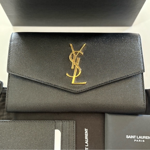 YVES SAINT LAURENT YSL UPTOWN WALLET ON CHAIN NEW!!!! - Picture 14 of 16